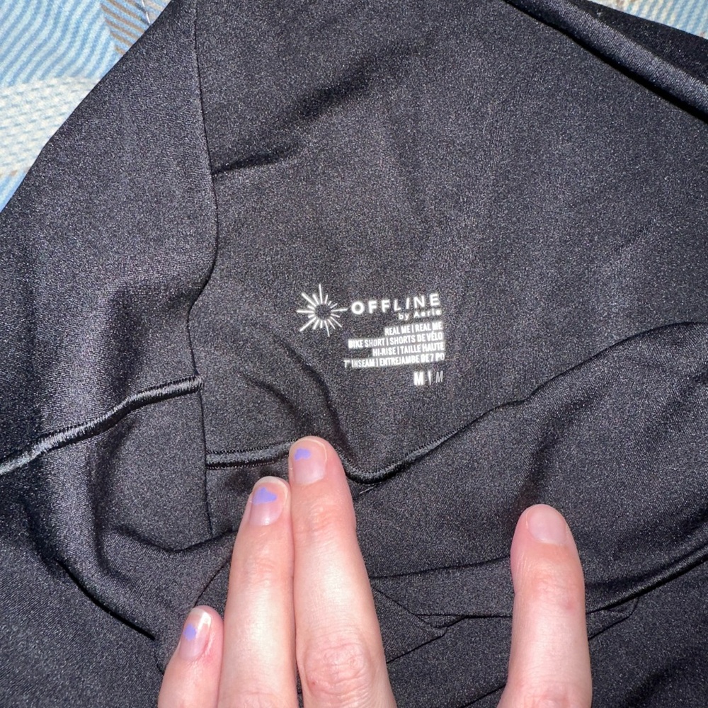 Aerie Black Bike Shorts